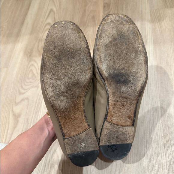 GUCCI Women’s Loafer with Horsebit 37.5 Taupe / Beige - Picture 4 of 7